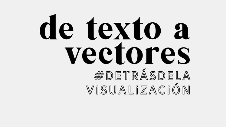 Cover image for De texto a vectores